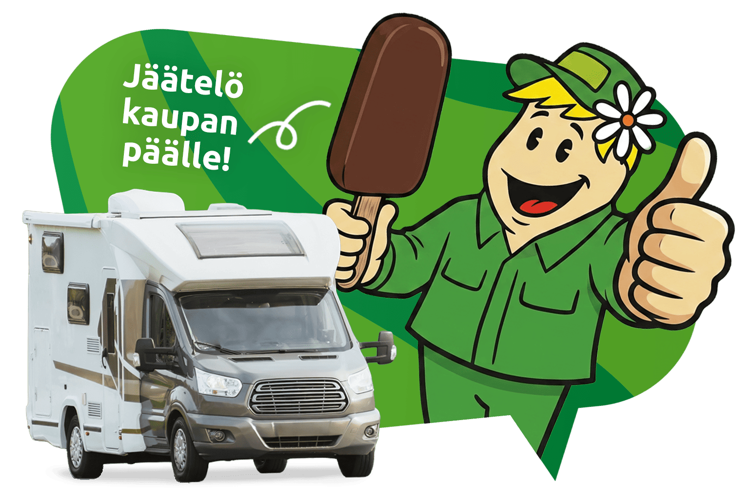 Matkailuauto ja KymppiPlus Katsastuksen katsastusmies